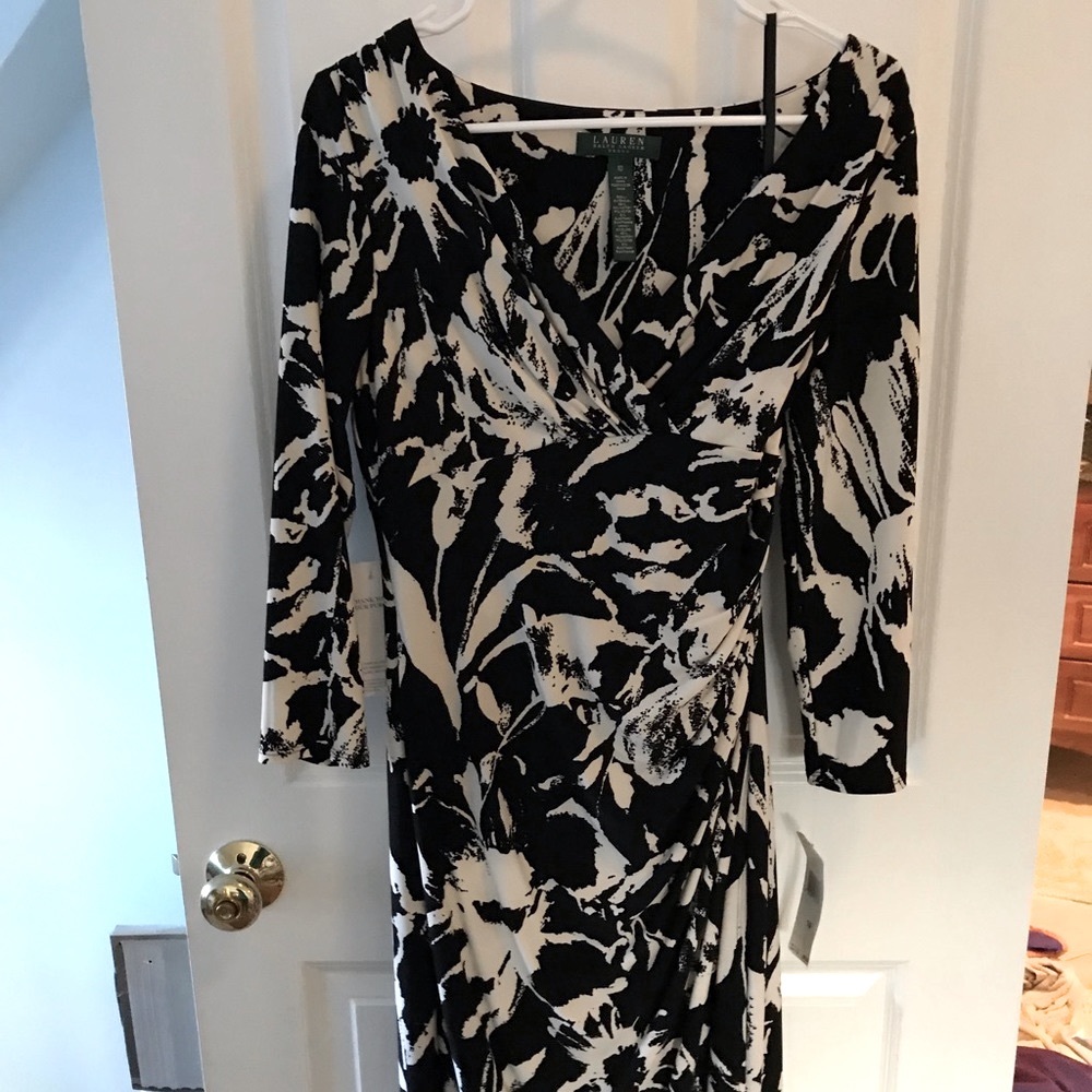Black and white dress